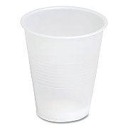 Perk Plastic Cold Cups, 7 oz, Clear, 100/Pack (PRK24393963)