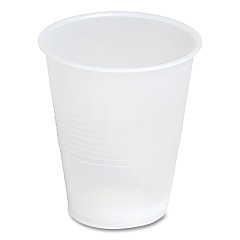 Perk Plastic Cold Cups, 7 oz, Clear, 100/Pack (PRK24393963)