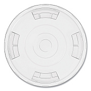 Perk Compostable Straw Slot Plastic Cold Cup Lids, Fits 12 oz, 16 oz Cold Cups, Clear, 500/Pack (PRK24394125)