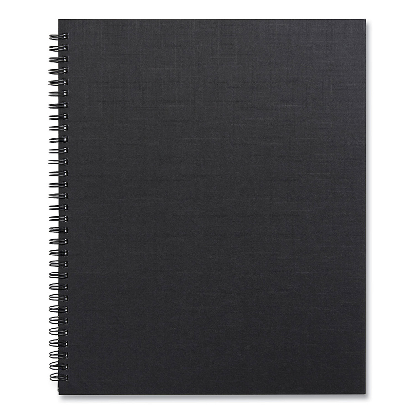 TRU RED Wirebound Soft-Cover Project-Planning Notebook, 1-Subject, Project-Management Format, Black Cover, (80) 11 x 8.5 Sheets (TUD24377299)