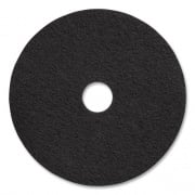 Coastwide Professional Stripping Floor Pads, 17" Diameter, Black, 5/Carton (655459)