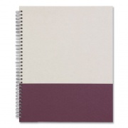 TRU RED Wirebound Hardcover Notebook, 1-Subject, Narrow Rule, Gray/Purple Cover, (80) 11 x 8.5 Sheets (24383514)