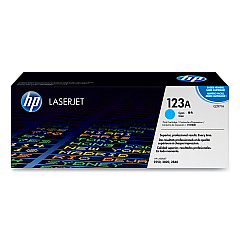 HP 123A, (HEWQ3971A) Cyan Original LaserJet Toner Cartridge