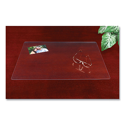 Artistic Eco-Clear Desk Pad with Antimicrobial Protection, 17 x 22, Clear (AOP7030)