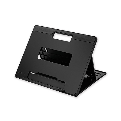 Kensington SmartFit Easy Riser Laptop Cooling Stand, 13" x 9.5" x 0.8" to 7.1", Black, Supports 8 lbs (KMW50422)