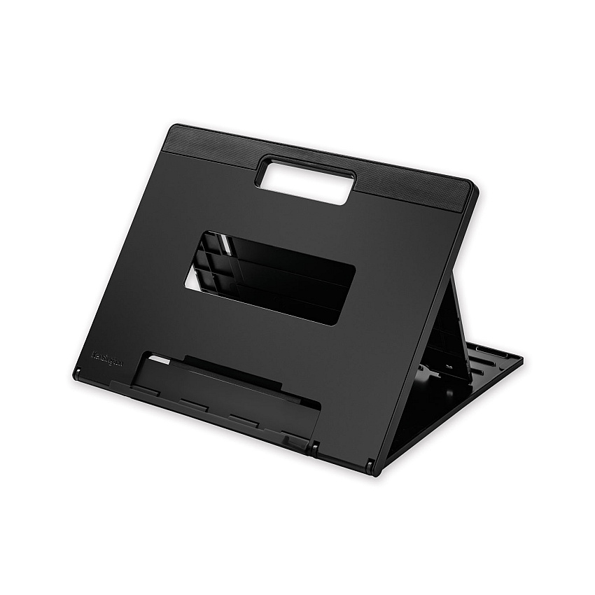 Kensington SmartFit Easy Riser Laptop Cooling Stand, 13" x 9.5" x 0.8" to 7.1", Black, Supports 8 lbs (KMW50422)