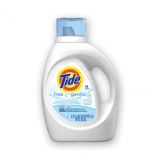 Tide Free and Gentle Liquid Laundry Detergent, 64 Loads, 92 oz Bottle, 4/Carton (41829)
