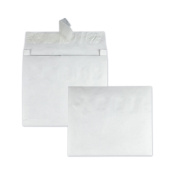 Survivor Lightweight 14 lb Tyvek Open End Expansion Mailers, #15 1/2, Square Flap, Redi-Strip Adhesive Closure, 12 x 16, White, 100/CT (R4650)