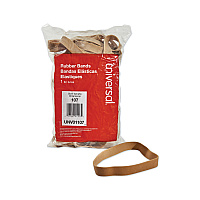 Universal Rubber Bands, Size 107, 0.06" Gauge, Beige, 1 lb Box, 40/Pack (UNV01107)