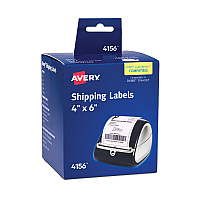 Avery Multipurpose Thermal Labels, 4 x 6, White, 220/Roll (AVE4156)