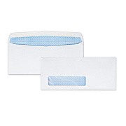 Quality Park Security Tint Window Envelope, #9, Commercial Flap, Gummed Closure, 3.88 x 8.88, White, 500/Box (QUA21212)