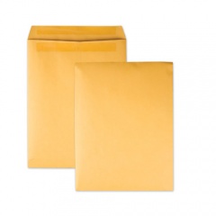 Quality Park Redi-Seal Catalog Envelope, #12 1/2, Cheese Blade Flap, Redi-Seal Adhesive Closure, 9.5 x 12.5, Brown Kraft, 100/Box (43667)