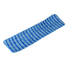 Microfiber Scrubbing Wet Mop 18" Blue, 1 Each (LWBS18)