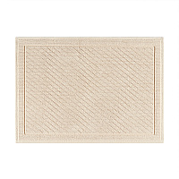 Cotton Bath Mat 17x24 Almond Milk, Case Of 4 (HH-BM-1724-BG)