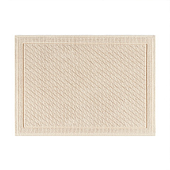 Cotton Bath Mat 17x24 Almond Milk, Case Of 4 (HH-BM-1724-BG)