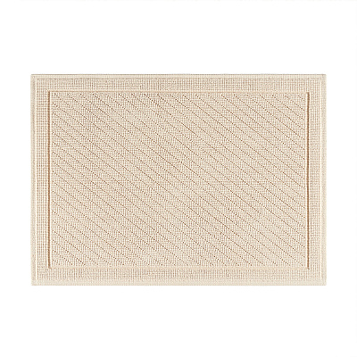 Cotton Bath Mat 17x24 Almond Milk, Case Of 4 (HH-BM-1724-BG)