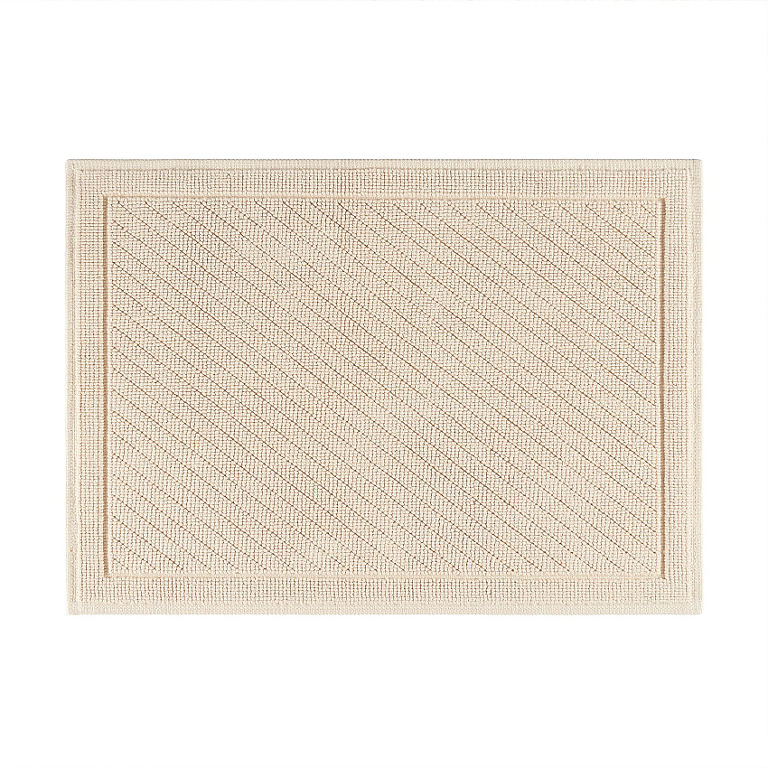 Cotton Bath Mat 17x24 Almond Milk, Case Of 4 (HH-BM-1724-BG)