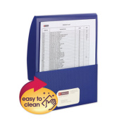 Smead Organized Up Poly Stackit Folders, 11 x 8.5, Dark Blue/Dark Blue, 5/Pack (87806)