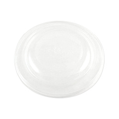 World Centric PLA Lids for Fiber Bowls, 7.5" Diameter x 1"h, Clear, Plastic, 300/Carton (WORBOLCS24)