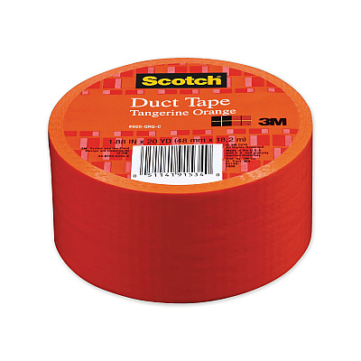Scotch Duct Tape, 1.88" x 20 yds, Tangerine Orange (MMM70005059285)