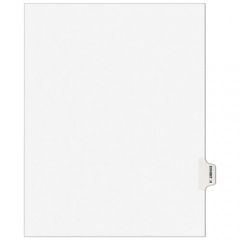 Avery-Style Preprinted Legal Side Tab Divider, 26-Tab, Exhibit H, 11 x 8.5, White, 25/Pack, (1378) (01378)