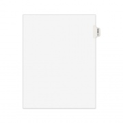 Avery-Style Preprinted Legal Side Tab Divider, 26-Tab, Exhibit B, 11 x 8.5, White, 25/Pack, (1372) (01372)