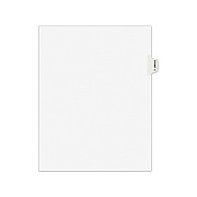 Avery-Style Preprinted Legal Side Tab Divider, 26-Tab, Exhibit C, 11 x 8.5, White, 25/Pack, (1373) (AVE01373)