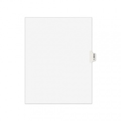 Avery-Style Preprinted Legal Side Tab Divider, 26-Tab, Exhibit E, 11 x 8.5, White, 25/Pack, (1375) (01375)