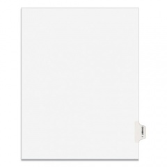 Avery-Style Preprinted Legal Side Tab Divider, 26-Tab, Exhibit I, 11 x 8.5, White, 25/Pack, (1379) (01379)