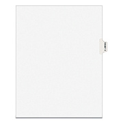 Avery-Style Preprinted Legal Side Tab Divider, 26-Tab, Exhibit D, 11 x 8.5, White, 25/Pack, (1374) (AVE01374)