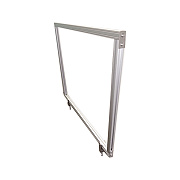 Ghent Desktop Acrylic Protection Screen, 59 x 1 x 24, Frosted (GHEDPSF2459A)