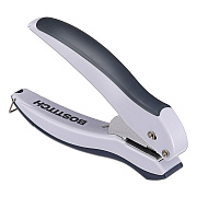 Bostitch 10-Sheet EZ Squeeze One-Hole Punch, 1/4" Hole, Gray (ACI2402)