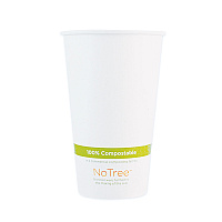 World Centric NoTree Paper Hot Cups, 20 oz, Natural, 1,000/Carton (WORCUSU20)
