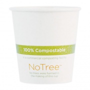 World Centric NoTree Paper Hot Cups, 6 oz, Natural, 1,000/Carton (CUSU6)