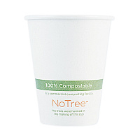 World Centric NoTree Paper Hot Cups, 4 oz, Natural, 1,000/Carton (WORCUSU4)