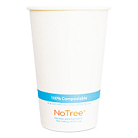 World Centric NoTree Paper Cold Cups, 16 oz, Natural, 1,000/Carton (WORCUSU16C)