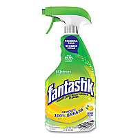 Fantastik Disinfectant Multi-Purpose Cleaner Lemon Scent, 32 oz Spray Bottle (SJN366094EA)