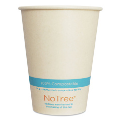 World Centric NoTree Paper Cold Cups, 12 oz, Natural, 1,000/Carton (CUSU12C)