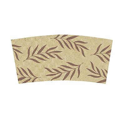 World Centric Hot Cup Sleeves, Fits 10, 12, 16, 20 oz Cups, Natural, 1,000/Carton (WORSLPALG)