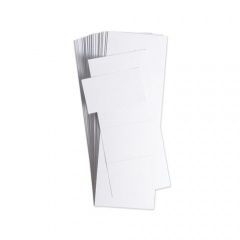 U Brands Data Card Replacement, 3 x 1.75, White, 500/Pack (FM1513)