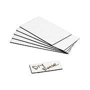 U Brands Dry Erase Magnetic Tape Strips, 2" x 0.88", White, 25/Pack (UBRFM2418)