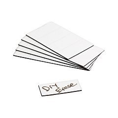 U Brands Dry Erase Magnetic Tape Strips, 2" x 0.88", White, 25/Pack (UBRFM2418)