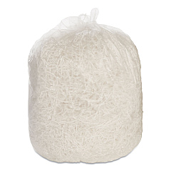 AbilityOne 8105015171354, SKILCRAFT Linear Low Density Can Liners, 45 gal, 0.6 mil, 40" x 46", Clear, Flat Pack, 40/Box