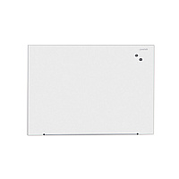 Universal Frameless Magnetic Glass Marker Board, 48 x 36, White Surface (UNV43203)