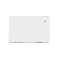 Universal Frameless Magnetic Glass Marker Board, 72 x 48, White Surface (UNV43204)
