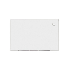 Universal Frameless Magnetic Glass Marker Board, 72 x 48, White Surface (UNV43204)