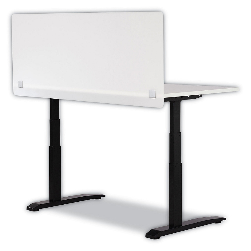 Safco 7517 Series Wellness Panel, 59.5 x 2.5 x 23.5, Acrylic, White (SAF7517WH)