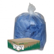 Earthsense Commercial Linear Low Density Clear Recycled Can Liners, 23 gal, 1.25 mil, 28.5" x 43", Clear, 150/Carton (RNW4310C)
