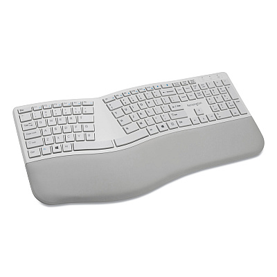 Kensington Pro Fit Ergo Wireless Keyboard, 18.98 x 9.92 x 1.5, Gray (KMW75402)