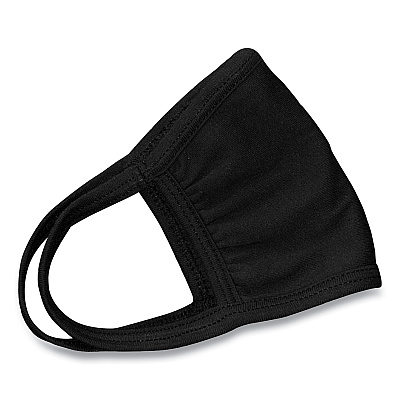 GN1 Cotton Face Mask with Antimicrobial Finish, Black, 10/Pack (GN124446905)
